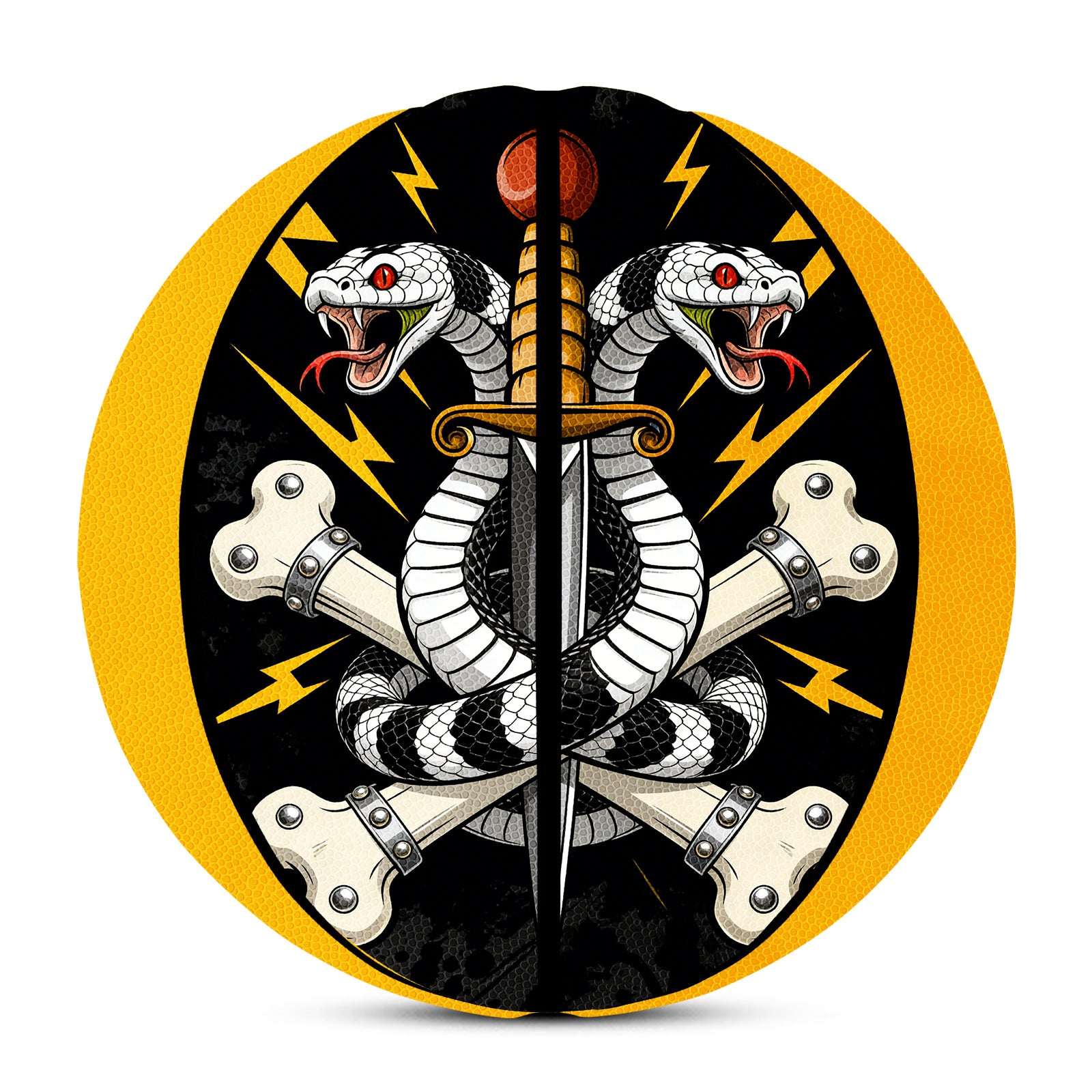 Kuangmi Custom Graphic Basketball - Personalized Artwork/Pattern Design Gift (All Sizes)