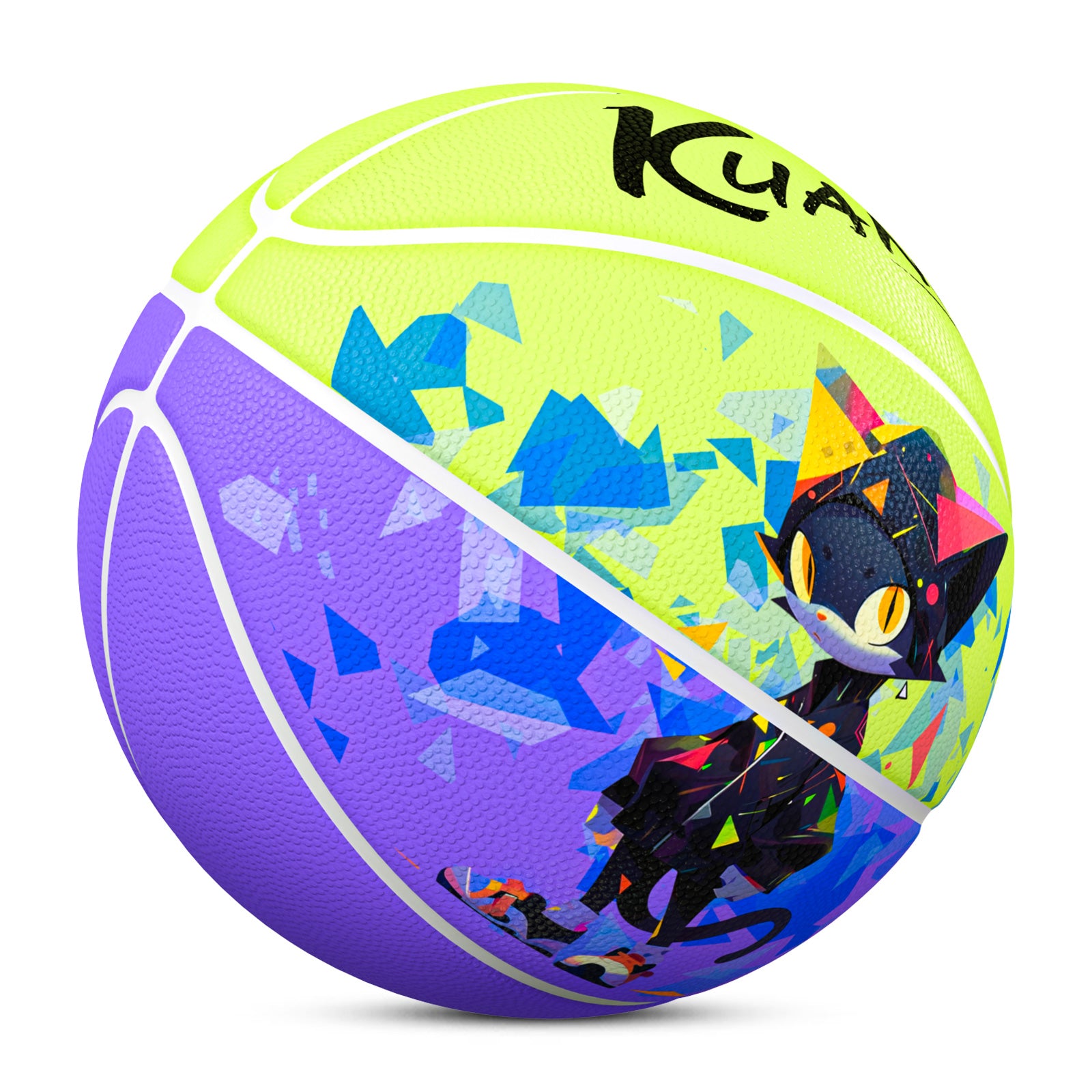 Kuangmi Street Cool Cat Basketball Gift Size 7 6 5 4 Hygroscopic PU (Pre-Order)