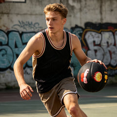 Kuangmi Pixel Champion WIN Basketball Size 7/6/5 Hygroscopic PU