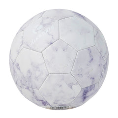 Kuangmi Marble Football, Size 5, PU Leather (Machine Stitched)