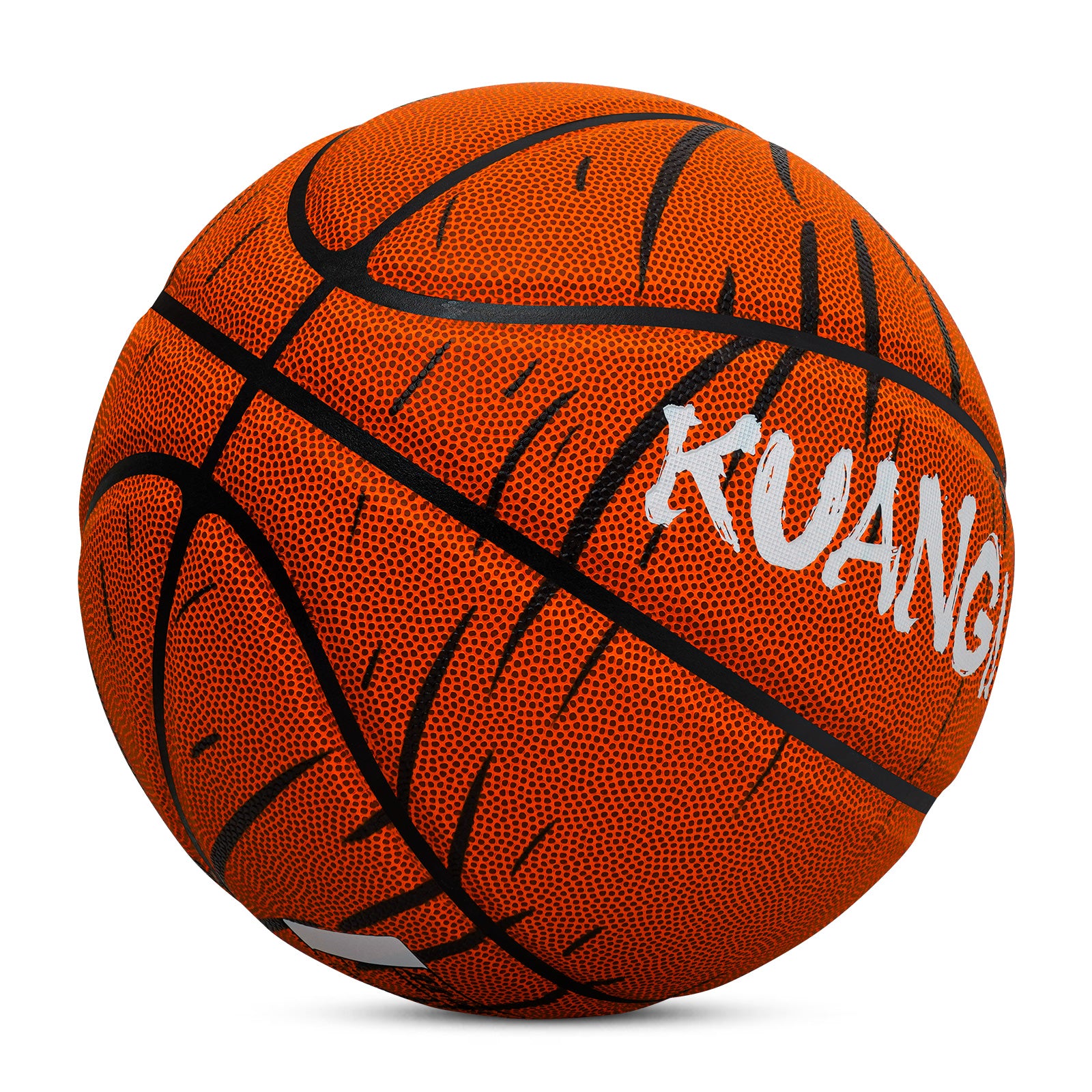 Halloween Glow - in - the - Dark Pumpkin Basketball - Size 7, Hygroscopic PU for Indoor & Outdoor