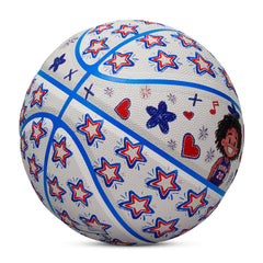 Kuangmi Graffiti Star Basketball Size 7 Hygroscopic PU