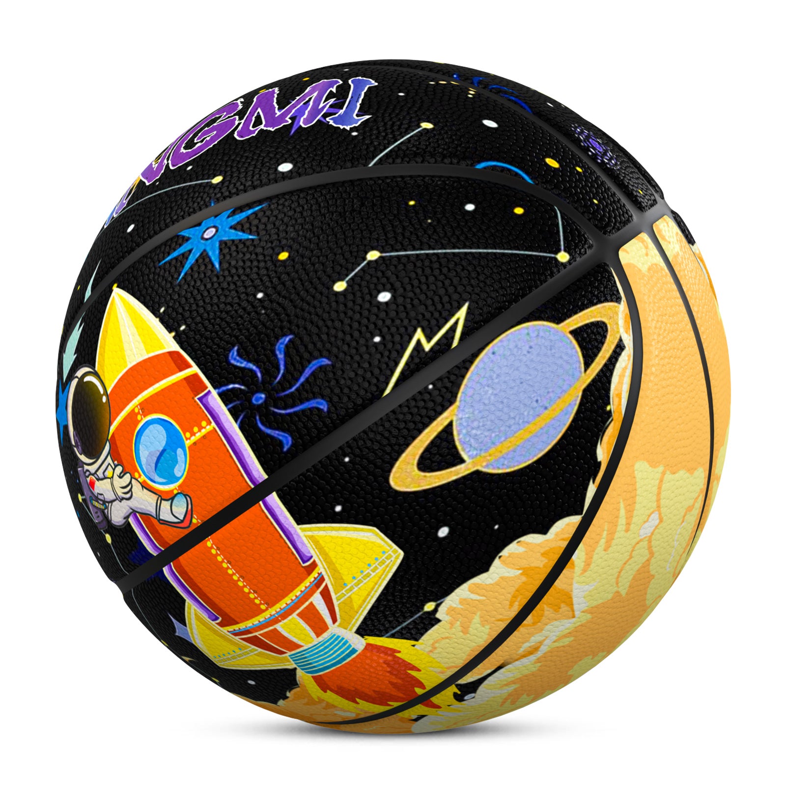 Kuangmi Astronaut Space Basketball Gift Size 7 6 5 4 Hygroscopic PU (Pre-Order)