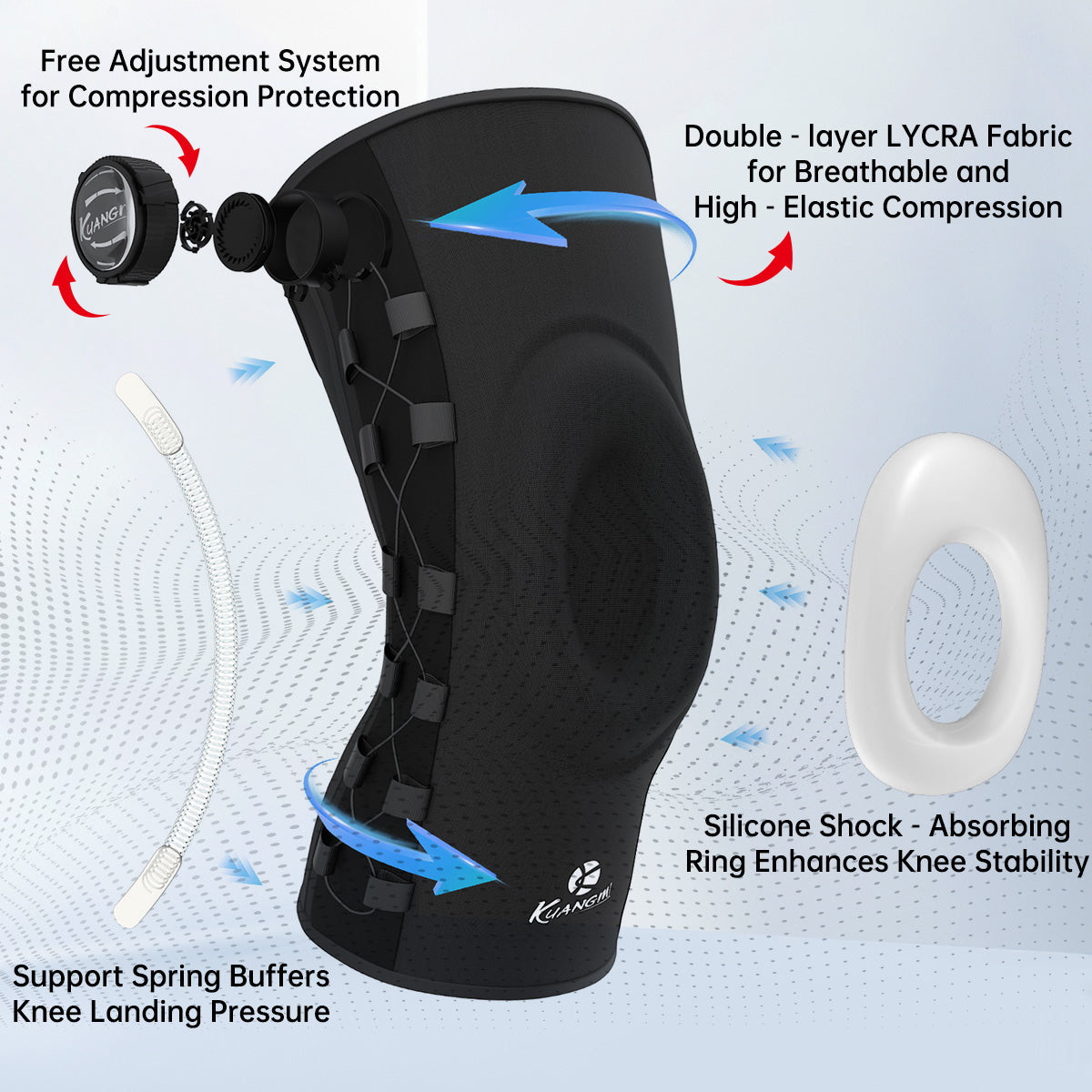 Kuangmi® Smart Knee Brace - LYCRA Fabric