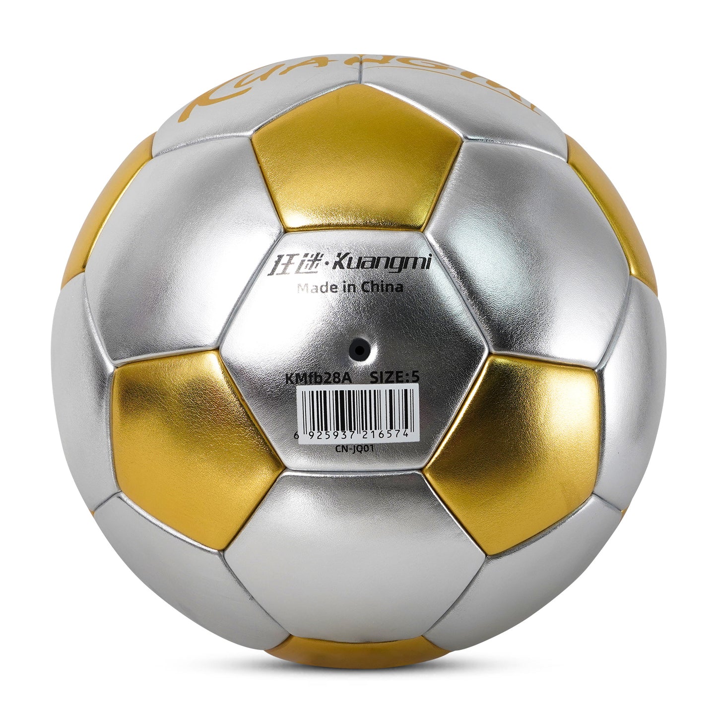 Balón de fútbol Kuangmi Honor Silver Gold - Talla 5