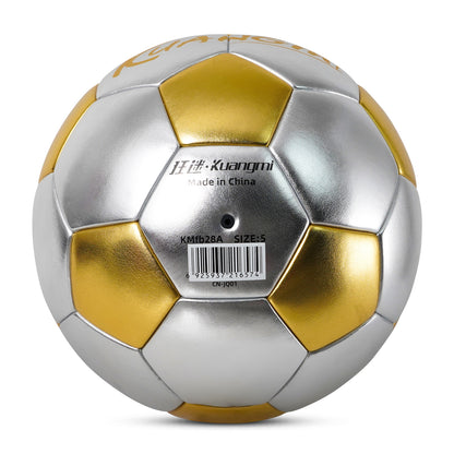 Balón de fútbol Kuangmi Honor Silver Gold - Talla 5