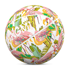 Kuangmi Flamingo Tropical Print Basketball Gift Size 7 6 5 4 Hygroscopic PU (Pre-Order)