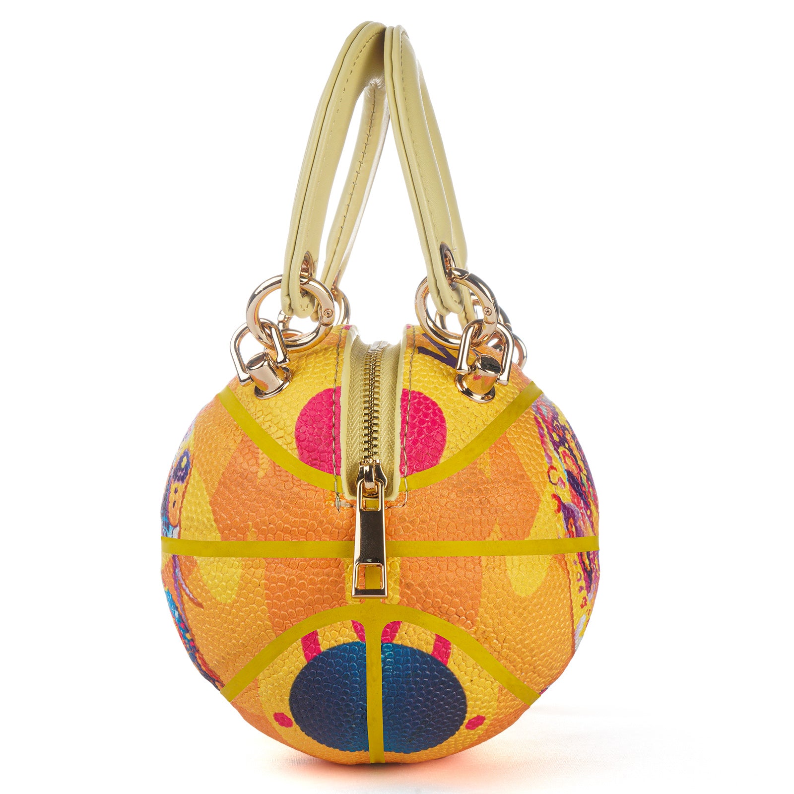 Kuangmi Mini Basketball Bag & Handbag - Mamba Painted Snake Print