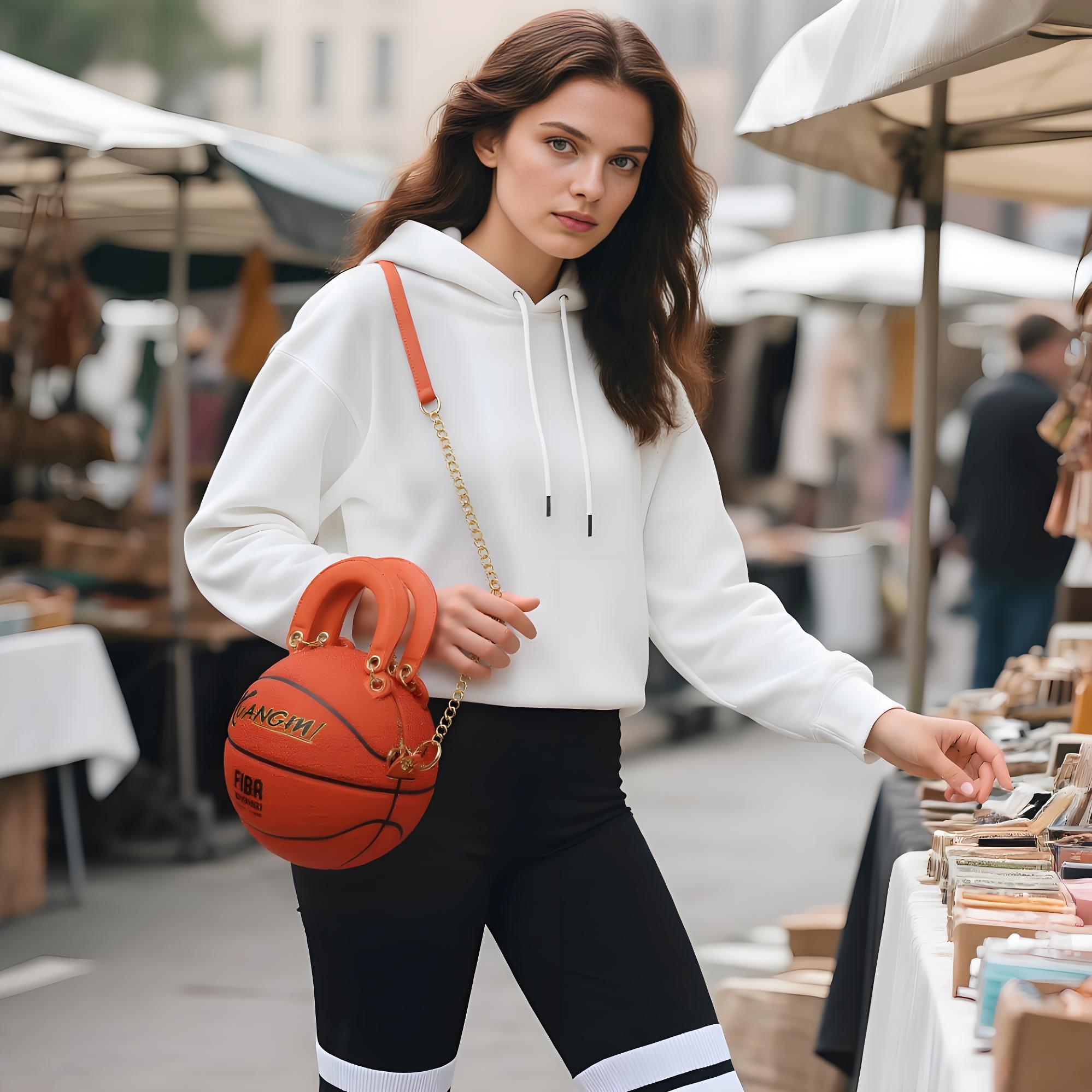 “FIBA Approved” Size-7 Basketball Bag & Handbag