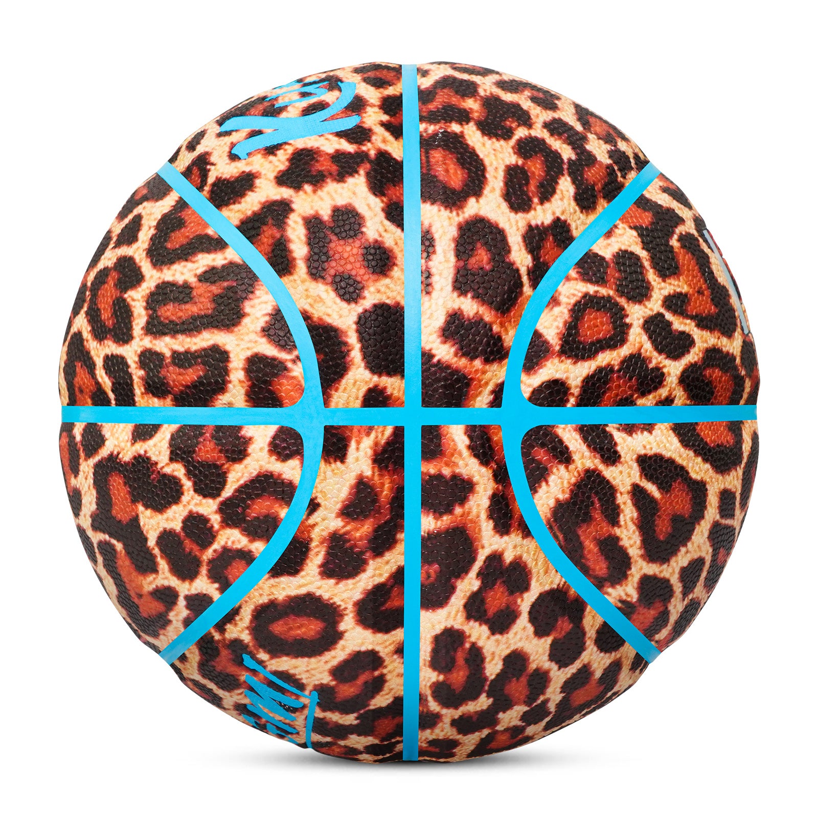 Kuangmi Leopard Print Basketball - Hygroscopic PU Ball (Size 7:29.5") Stylish Animal Pattern Ball
