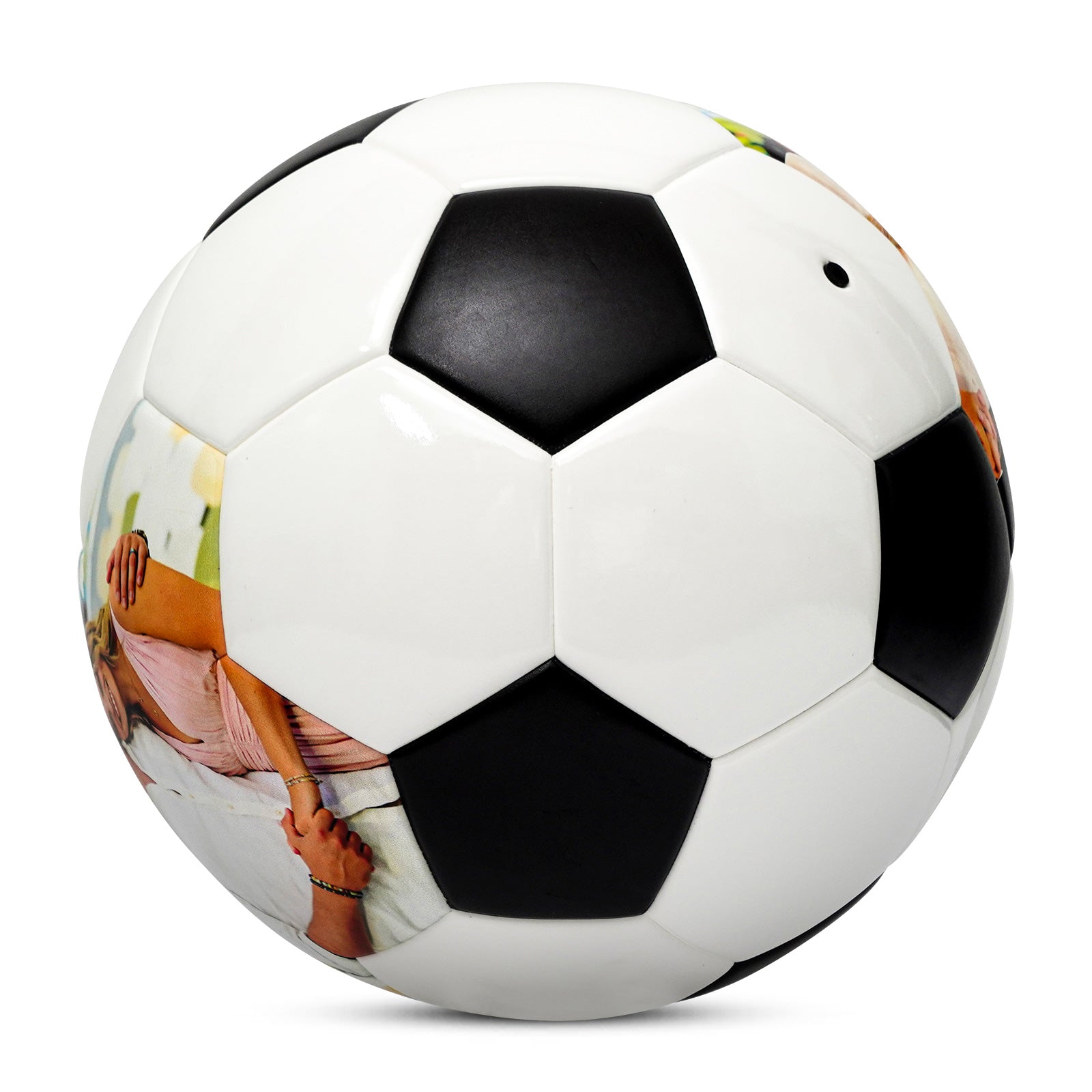 Kuangmi Custom Photo & Graphic Soccer Ball - Personalized Image, Text & Icon Gift for Soccer Lovers (Size 5)
