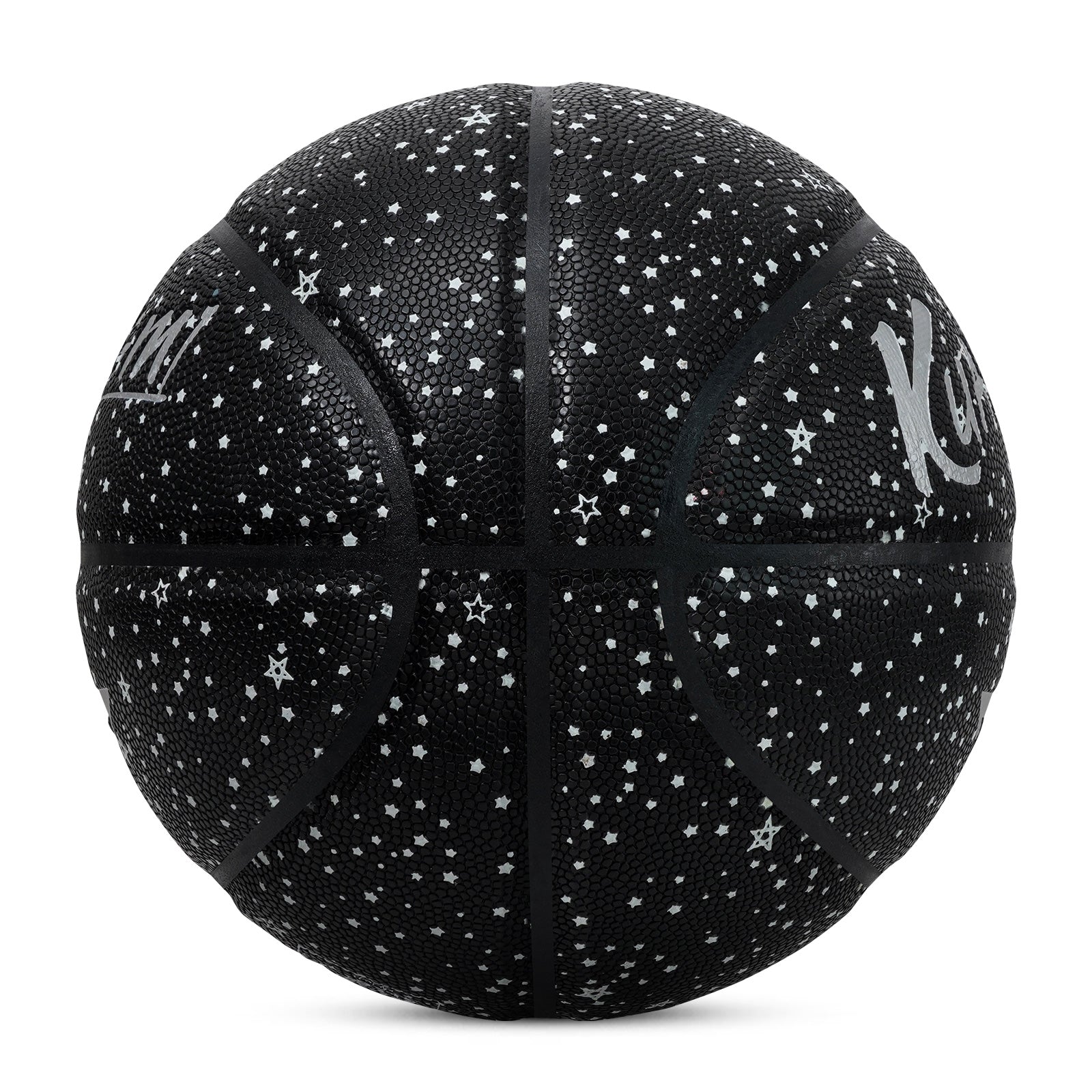 Kuangmi Glow-in-the-Dark Starry Sky Basketball Gift, Size 7 (29.5"), Hygroscopic PU for Indoor Outdoor Play