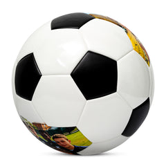 Kuangmi Personalized Photo & Graphic Soccer Ball - Custom Image/Text/Icon Gift for Soccer Fans (Size 5)