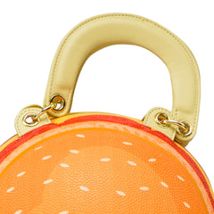 Kuangmi Cheeseburger Basketball Purse & Handbag, Basketball bag - Size 7