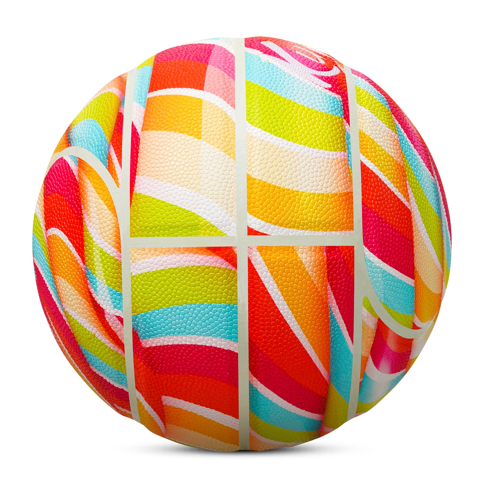 Kuangmi Lollipop Basketball Gift, Size 7 (29.5"), PU Leather for Indoor Outdoor Play