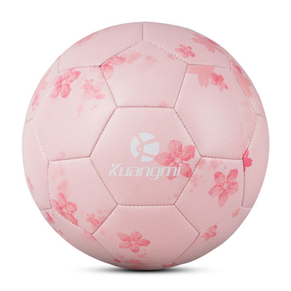 Balón de fútbol rosa Kuangmi Sakura - Talla 5