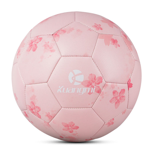 Balón de fútbol rosa Kuangmi Sakura - Talla 5