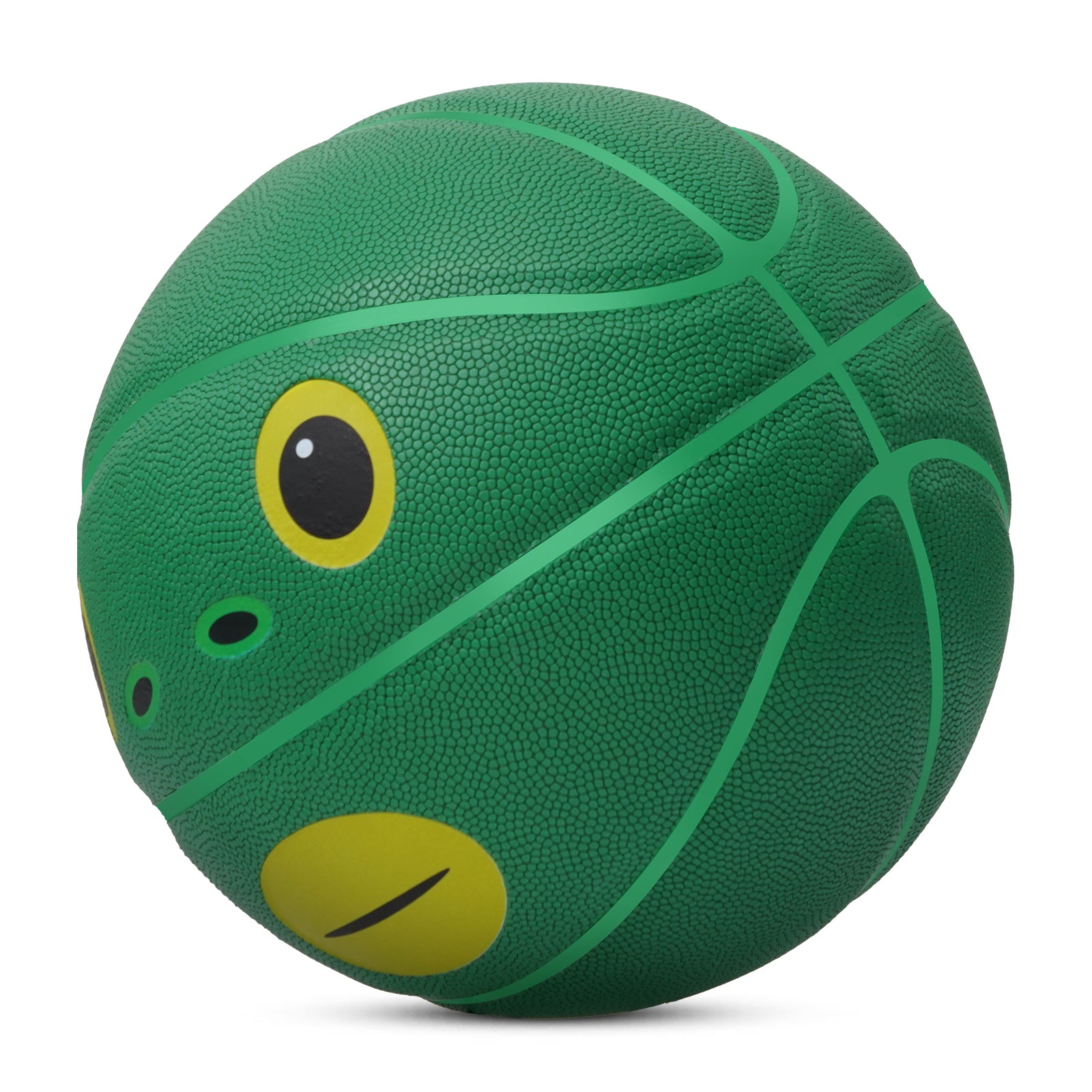 Kuangmi Funny Green Fish Basketball Size 7/6/5 Hygroscopic PU