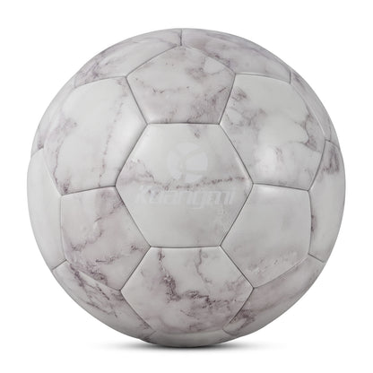 Balón de fútbol Kuangmi con diseño de mármol - Talla 5
