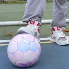 Kuangmi Cotton Candy Football, Size 5, PU Leather (Machine stitched)