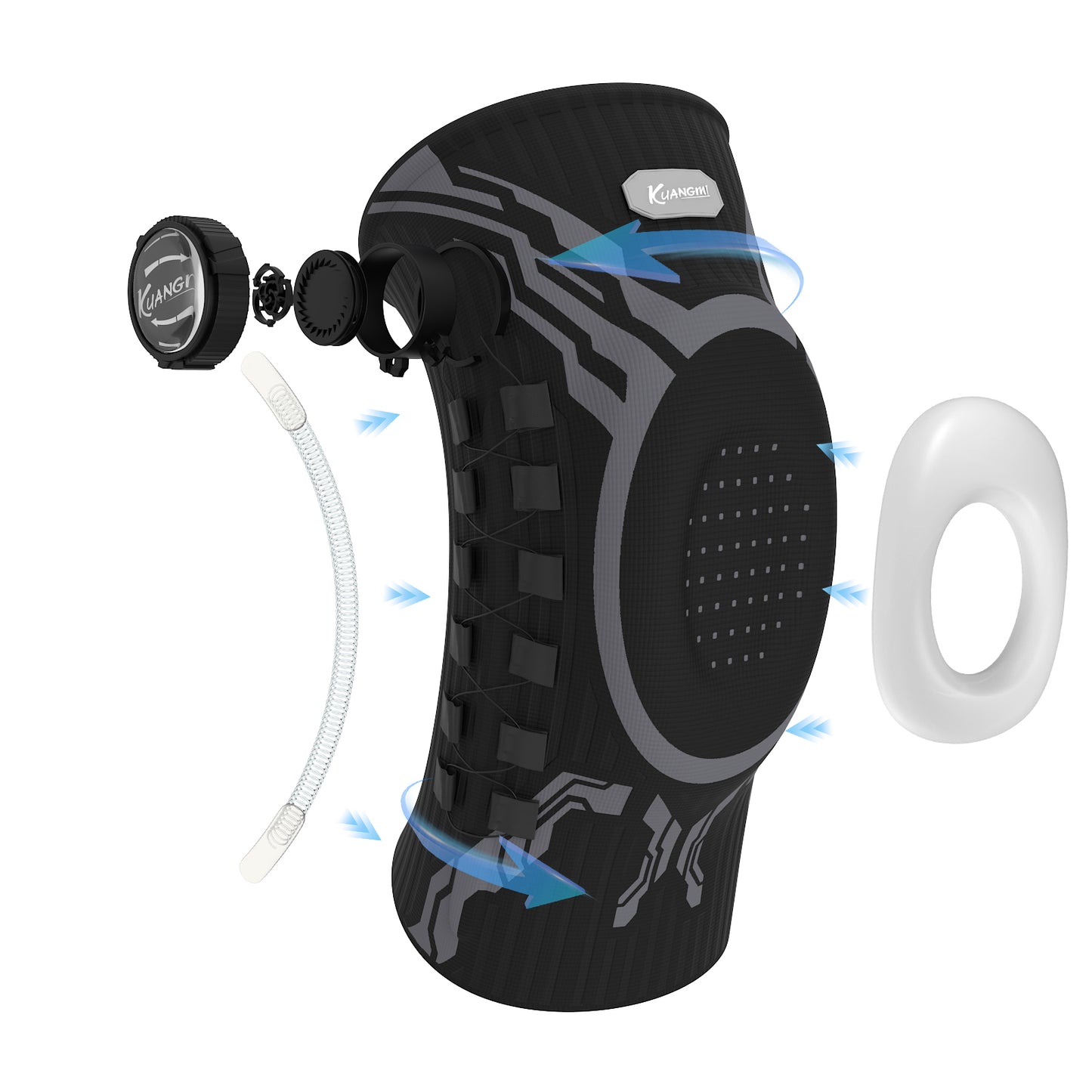 Kuangmi Smart Knee Brace Right (single) Black