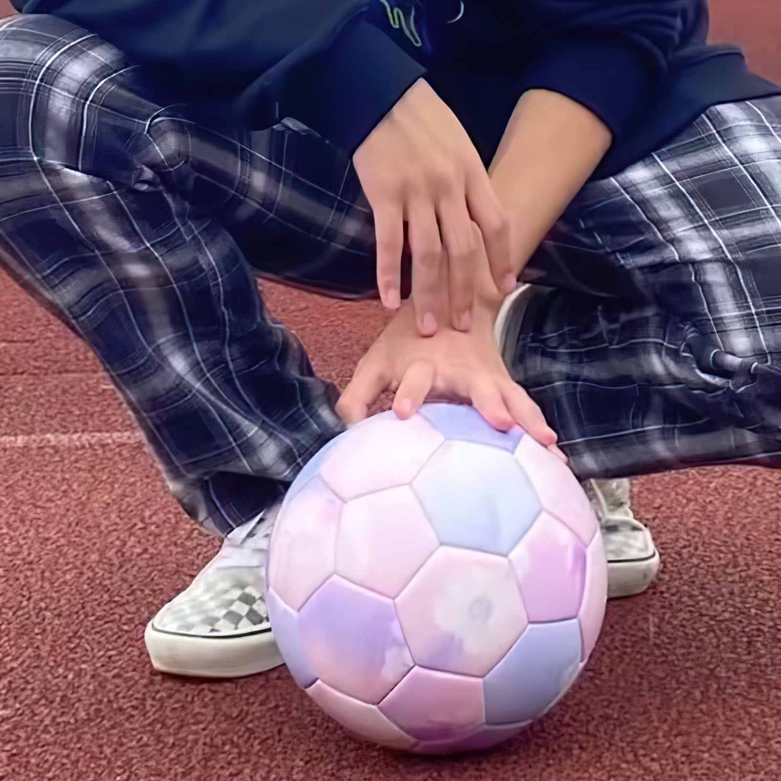 Kuangmi Cotton Candy Football, Size 5, PU Leather (Machine stitched)