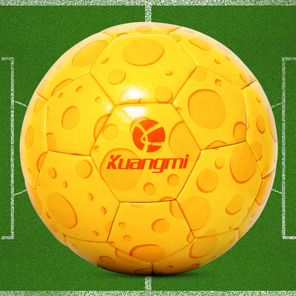 Balón de fútbol de queso Kuangmi tamaño 5