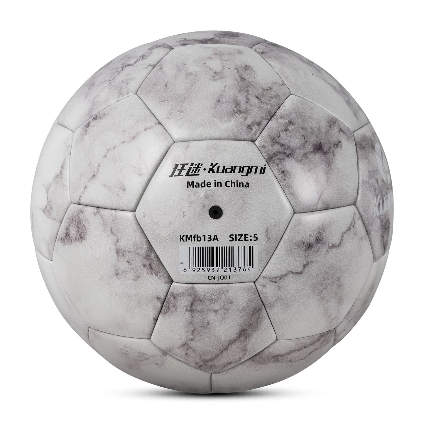 Balón de fútbol Kuangmi con diseño de mármol - Talla 5