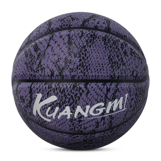 Kuangmi Black Snake Print Basketball Size 7