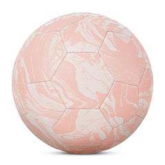 Kuangmi Pink Football, Size 4/5, PU Leather (Machine Stitched)
