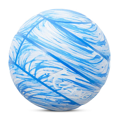 Kuangmi Blue Spiral Pill Basketball - Size 7