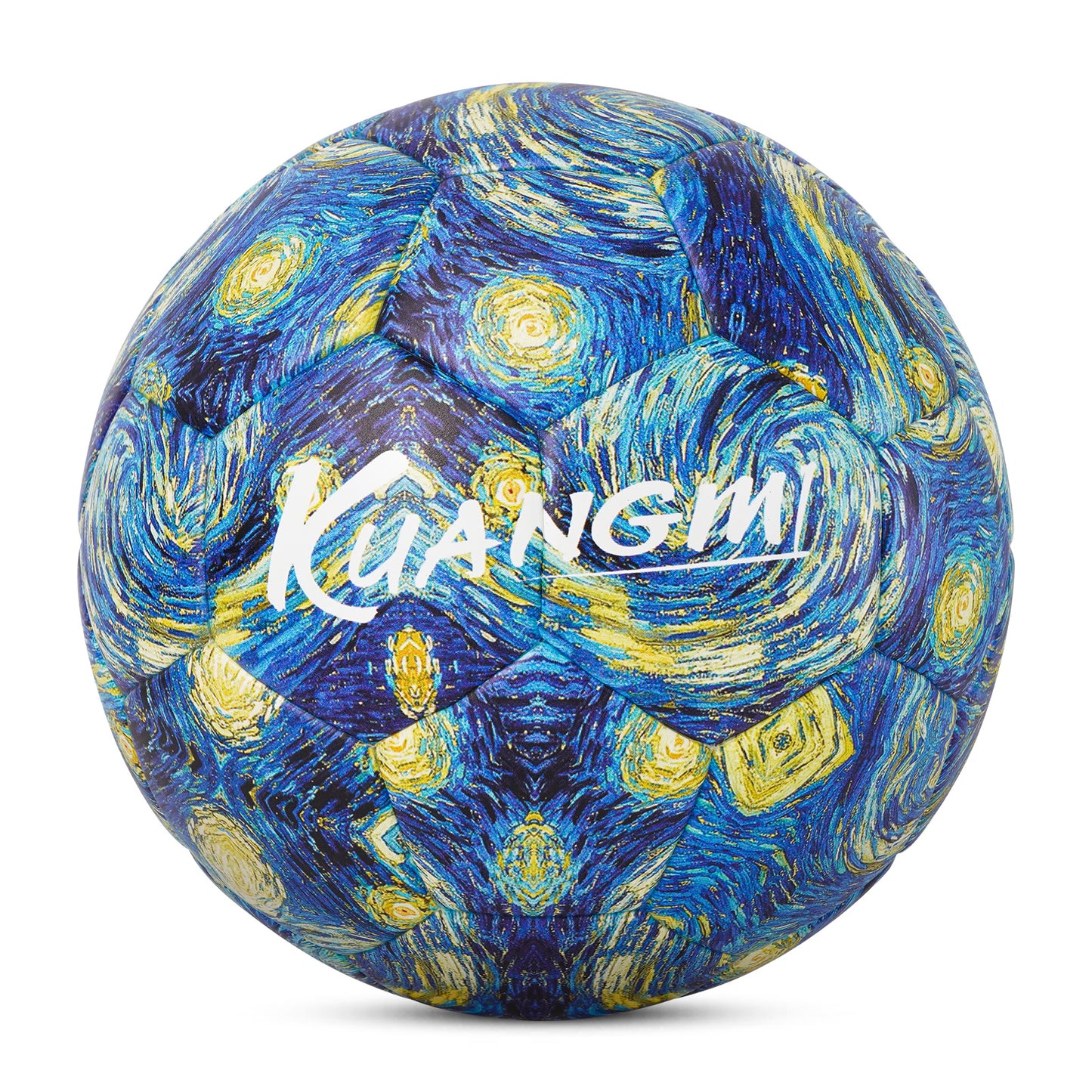 Balón de fútbol Kuangmi inspirado en la Noche Estrellada - Talla 5