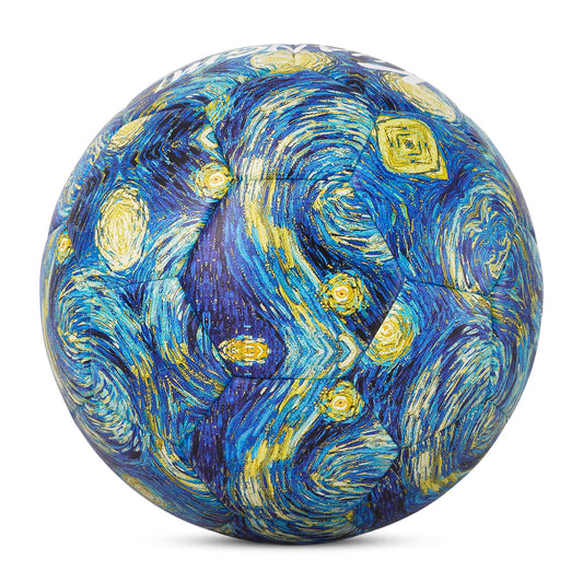Balón de fútbol Kuangmi inspirado en la Noche Estrellada - Talla 5
