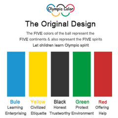 Kuangmi Olympic Colors Basketball - Multicolor Composite PU Ball (Sizes 3/4/5/6/7)