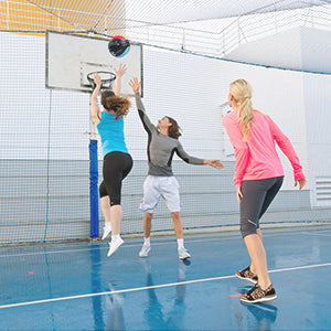 Kuangmi Olympic Colors Basketball - Multicolor Composite PU Ball (Sizes 3/4/5/6/7)