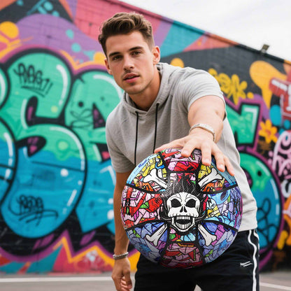 Kuangmi Skull themed Street Basketball Size 7