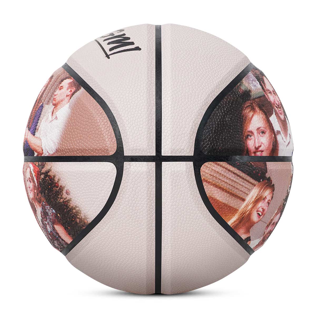 Balón de baloncesto con foto personalizada Kuangmi, tallas 6/7, para fiestas navideñas