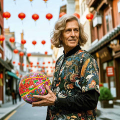 Kuangmi Chinese Style Big Flower Basketball Size7