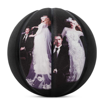 Balón de baloncesto con foto personalizada Kuangmi, tallas 6/7 para bodas