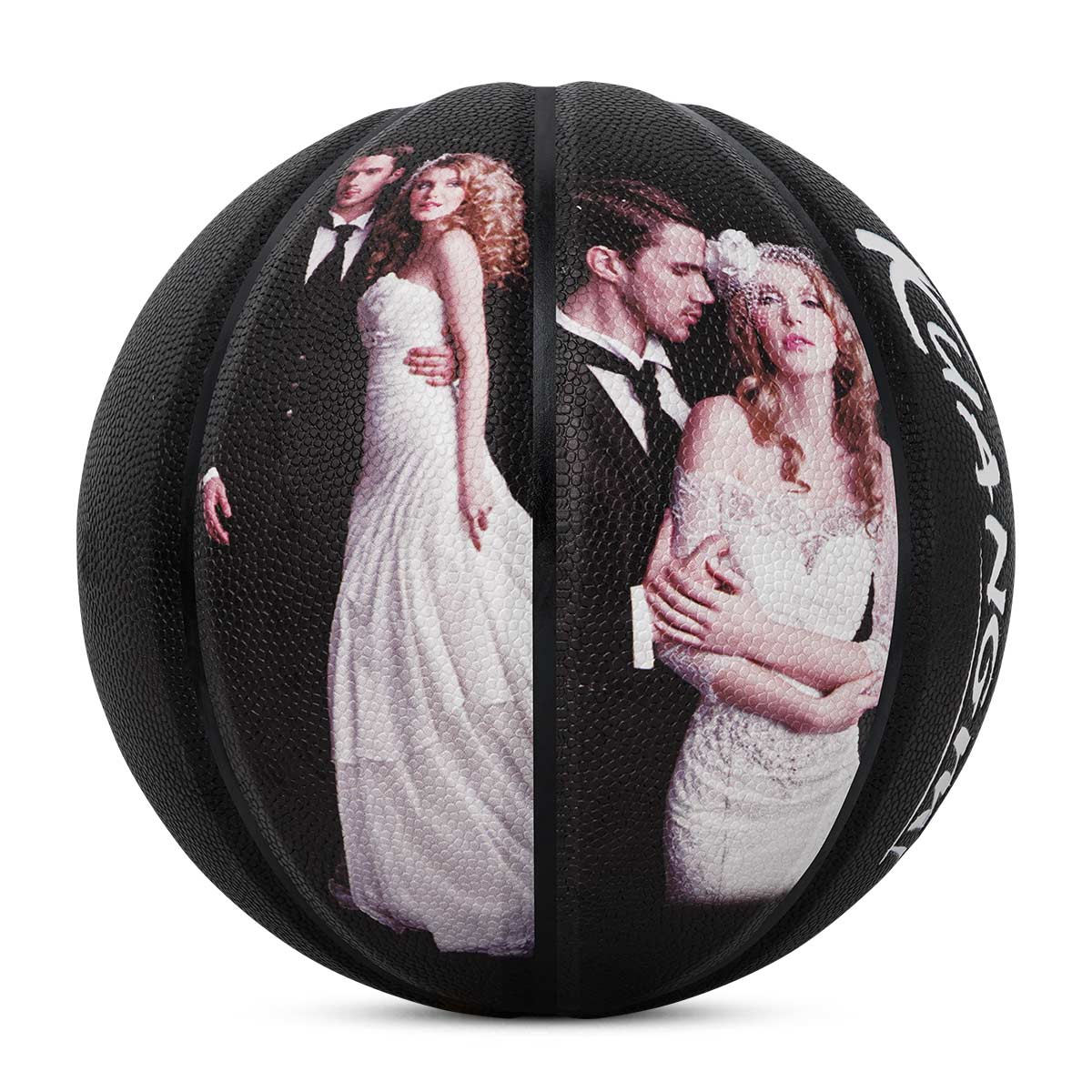 Balón de baloncesto con foto personalizada Kuangmi, tallas 6/7 para bodas