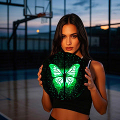 Balón de baloncesto luminoso Kuangmi Butterfly, talla 7