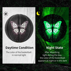 Kuangmi Butterfly Luminous Basketball Size 7