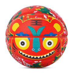Kuangmi Chinese Style Big Flower Tiger Street Basketball Size 7