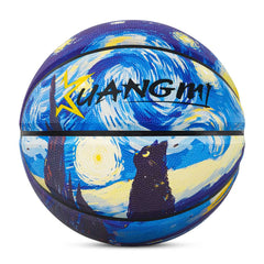 Kuangmi Starry Sky Cat Basketball Size 7