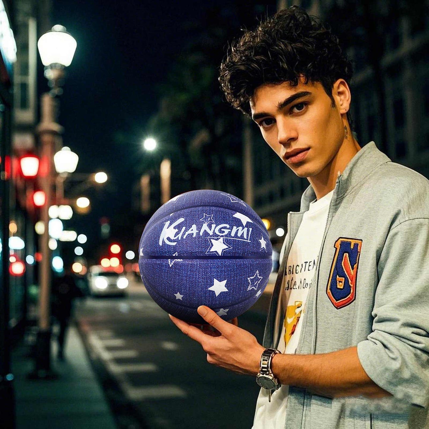 Kuangmi Stylish Cowboy Style Street Basketball Size 7