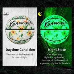 Balón de baloncesto luminoso Kuangmi Oz talla 7 