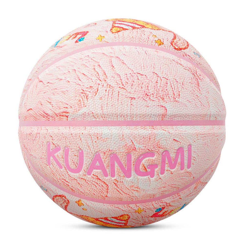 A top view of Kuangmi Adorable Elephant themed Basketball