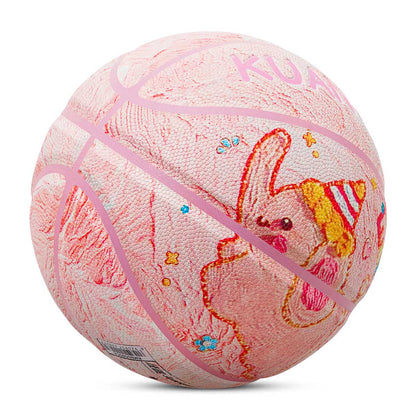 Elefante adorable Kuangmi - Balón de baloncesto temático talla 5/4