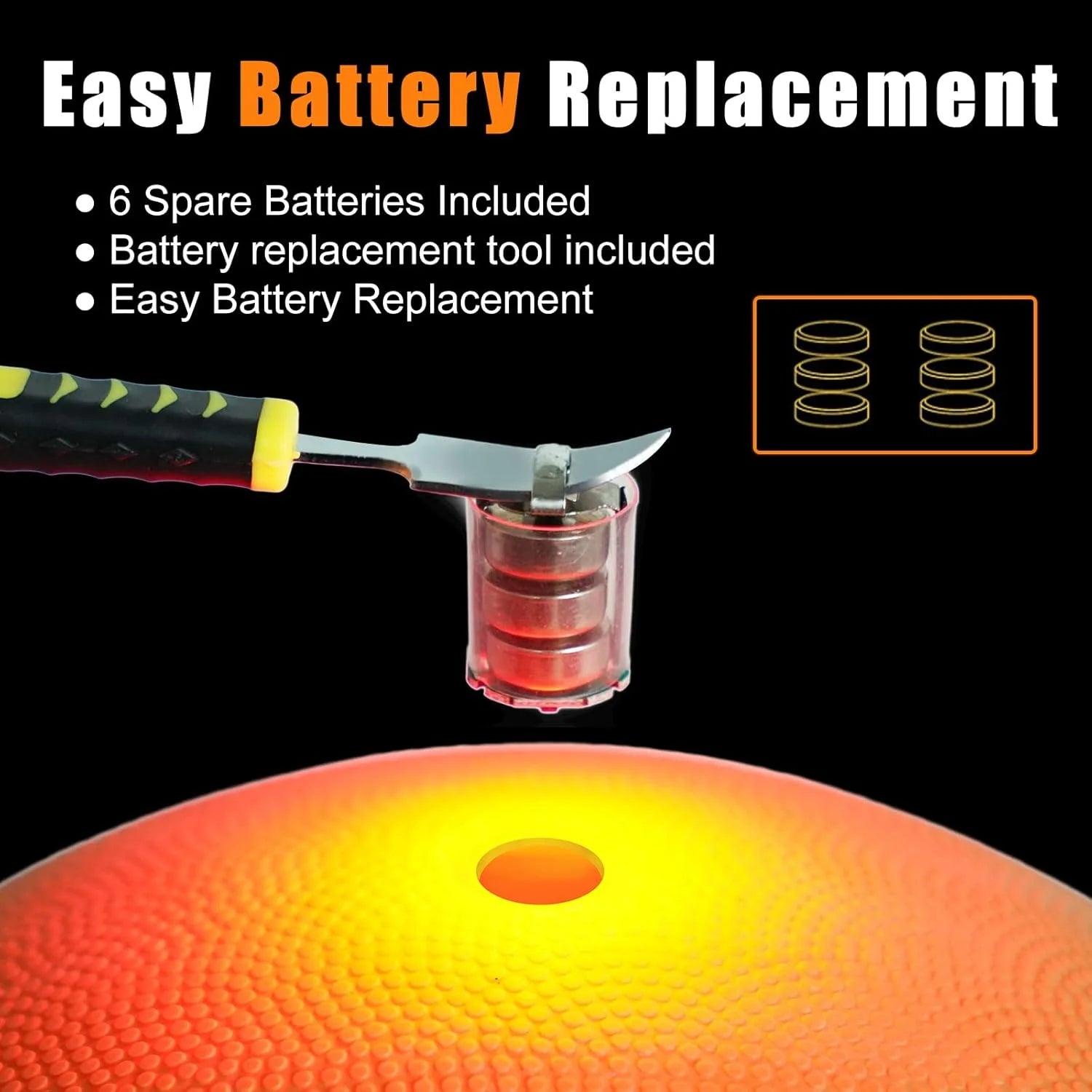 Kuangmi LED Light Up Basketball, Glow in The Dark for Night Game & Training Basket Ball, Official Size 7(29.5"), for Indoor & Outdoor