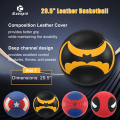 Kuangmi Bat Basketball, Men's Official Size 7 (29.5"), Streetball for Indoor and Outdoor